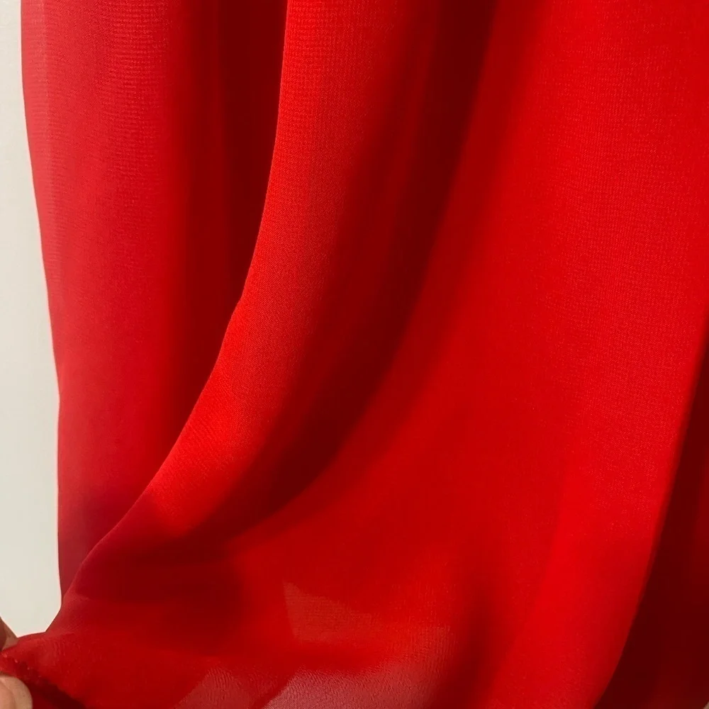 NWT Arc & Co Womens Lace Top Mini Red Dress Size Medium Prom Party Sexy - Picture 11 of 16